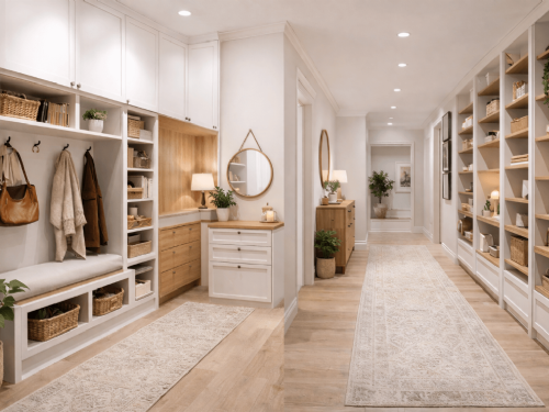 走道空間別再閒置！室內設計與裝潢規劃的收納與美學技巧